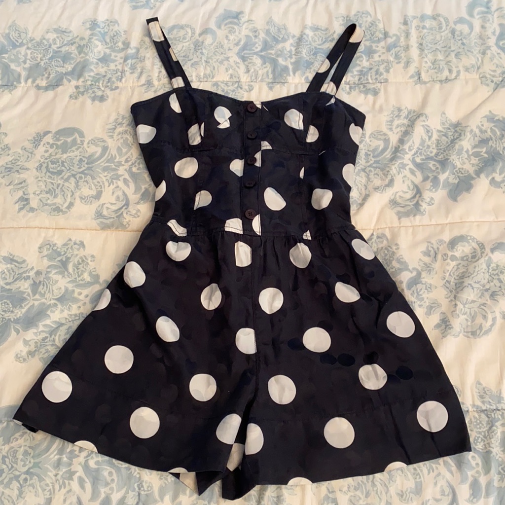 Marc By Marc Jacobs Silk And Cotton Blend Romper